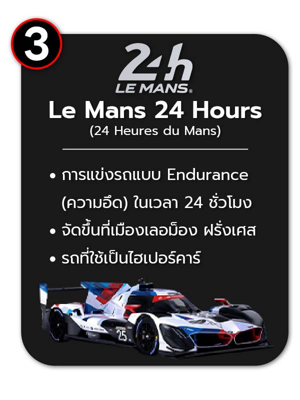 การแข่งขันรถยนต์ La Mans 24 Hours 