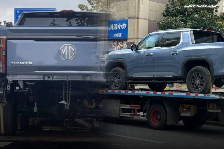 พบเห็น!! MG P9 กระบะฝาแฝด MAXUS ในจีนจ่อขายออสเตรเลีย