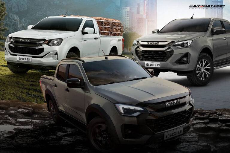ISUZU D-MAX พร้อมสีใหม่ขาย 3.0/1.9 ไร้เงา 2.2 เปิดขายแล้วที่ลาว